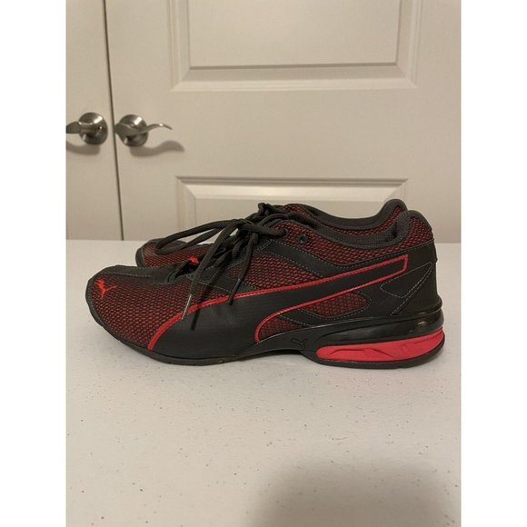 PUMA Tazon Mesh Men’s Cross-Trainer Shoe Size 11 Red Black 18907701 - Picture 2 of 9